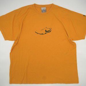 Vintage Nike Bowerman Yellow T-shirt Size XL